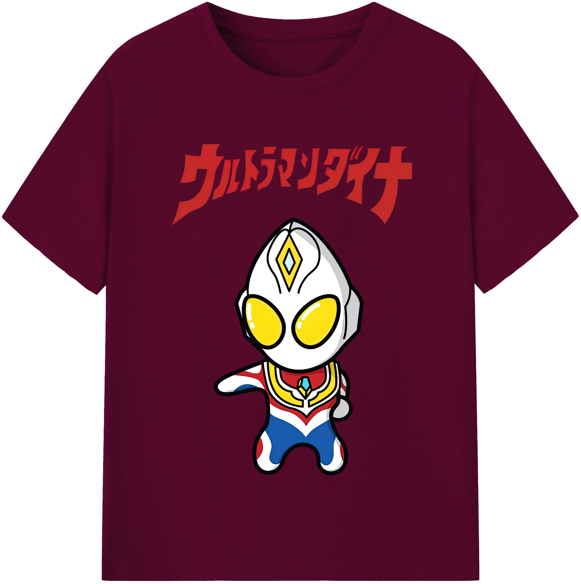 （画像用） ウルトラマン Ultraman レディースカジュアルプリントTシャツ（綿100％）